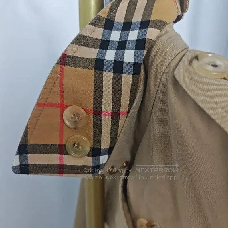 Burberry Burberry Khaki Cotton Women's Trench Coat. Size M / US 6-8 / IT 42-44 - 6 Thumbnail