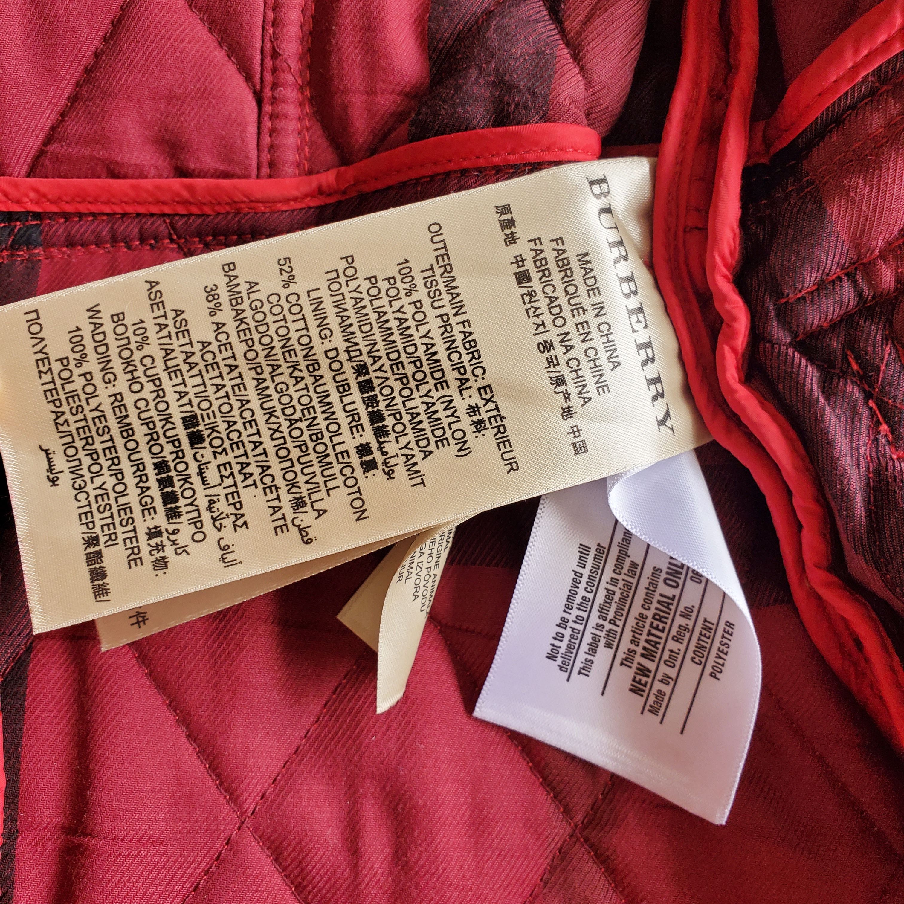 BURBERRY BRIT Quilted Jacket size Small