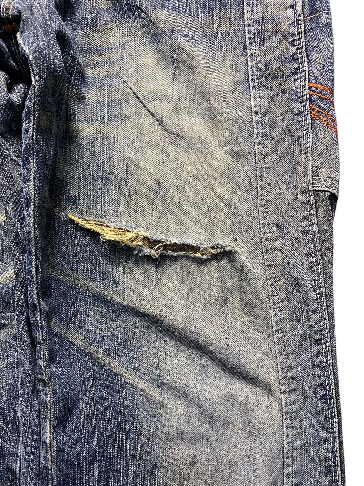 Edwin Vintage Edwin XV Embroidery Logo Distressed Jeans Size US 32 / EU 48 - 9 Thumbnail