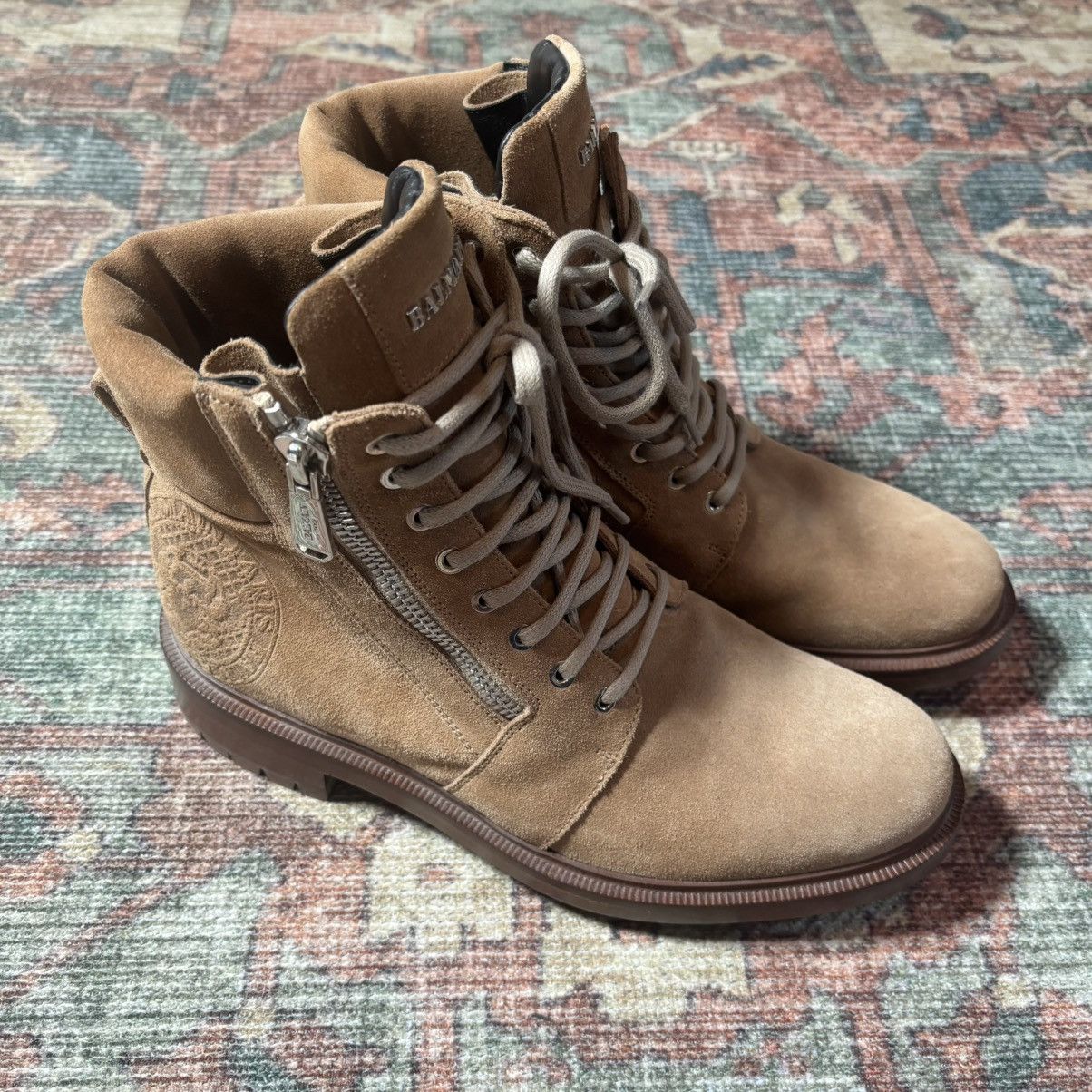 Balmain Balmain Suede Combat Ranger Boots Size US 9 / EU 42 - 1 Thumbnail