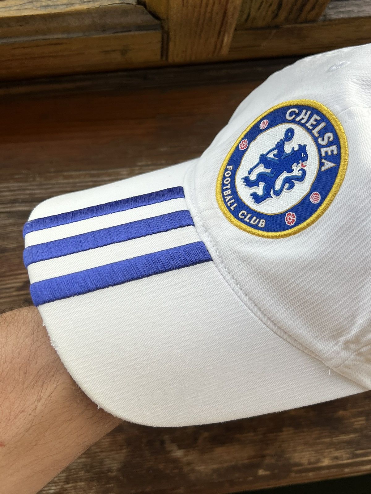 Vintage Vintage Chelsea Adidas Football Cap Size ONE SIZE - 3 Thumbnail
