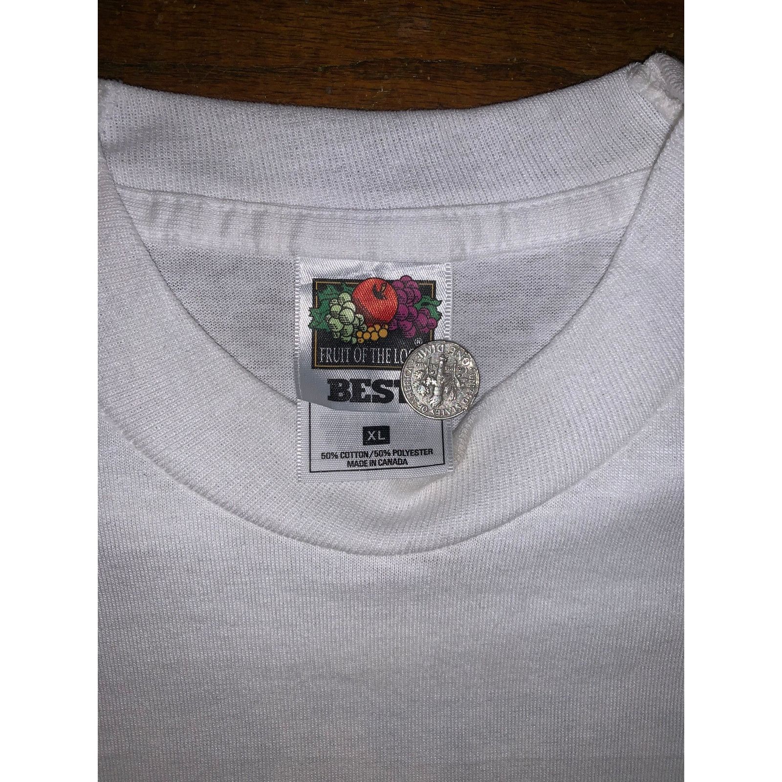 Fruit Of The Loom × Vintage Vintage 90s Réseau Santé "L'an 2000" Graphic T-Shirt XL Size US XL / EU 56 / 4 - 5 Thumbnail