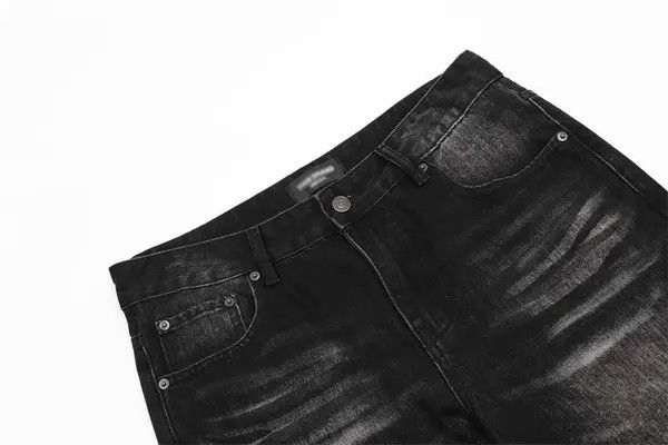 VIBE Men's hippie back pocket ripped washed flared jeans Size US 34 / EU 50 - 3 Thumbnail
