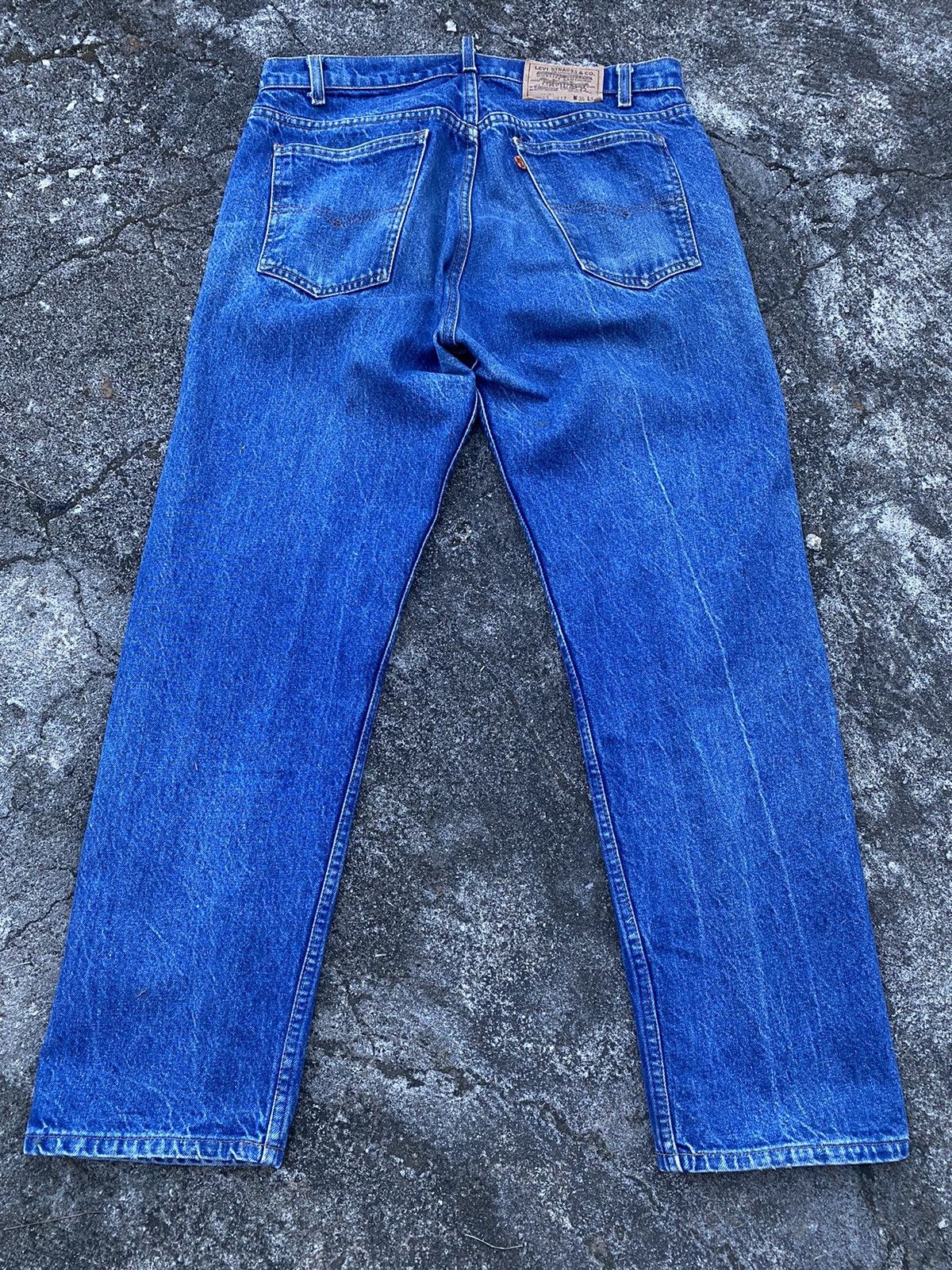 Levi's 90s Vintage Levis 505 Orange Tab Zipper Size US 34 / EU 50 - 2 Thumbnail
