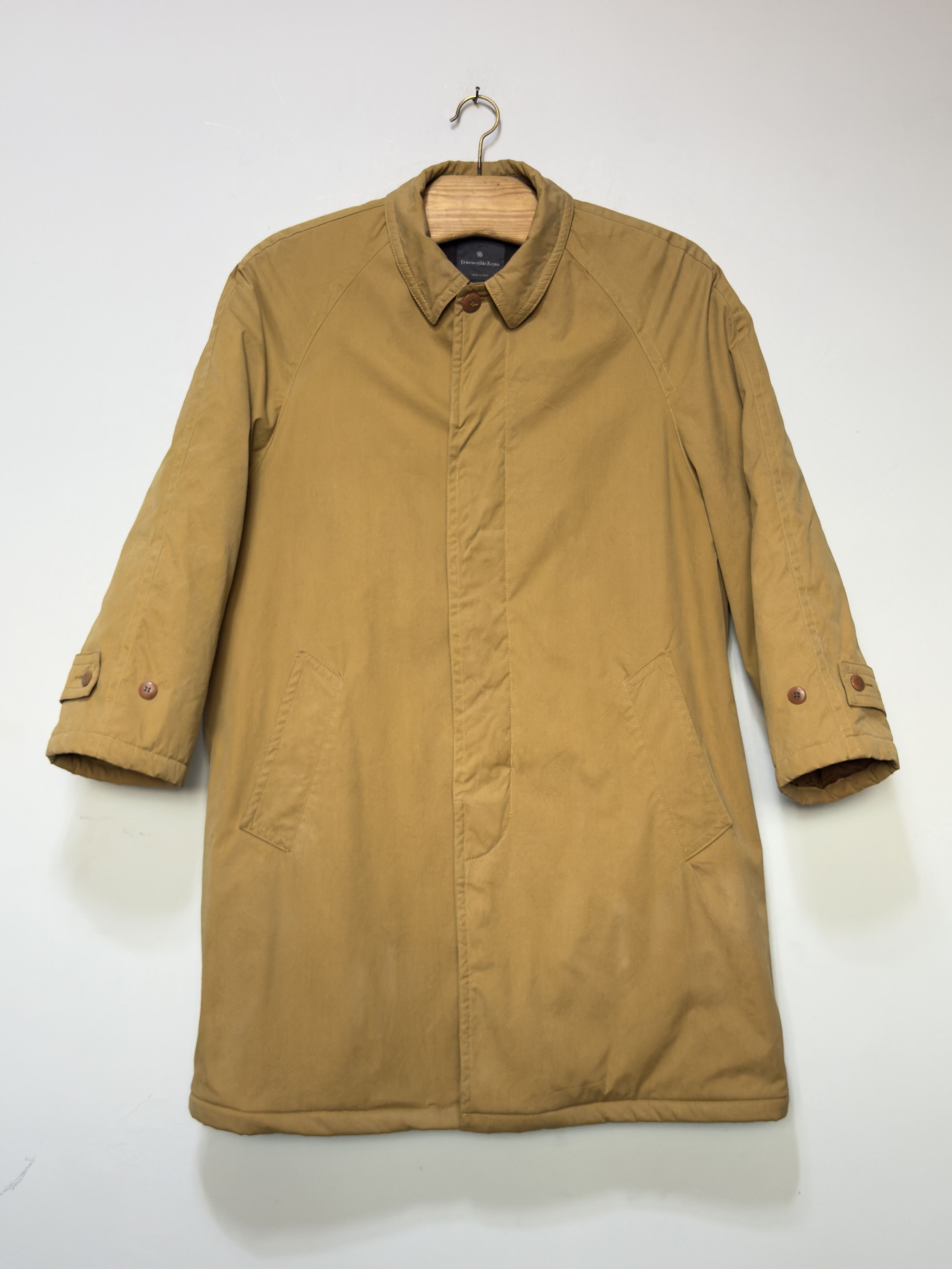 Ermenegildo Zegna 🔥 vintage Ermenegildo Zegna coat puffer trench size S Size US S / EU 44-46 / 1 - 2 Thumbnail