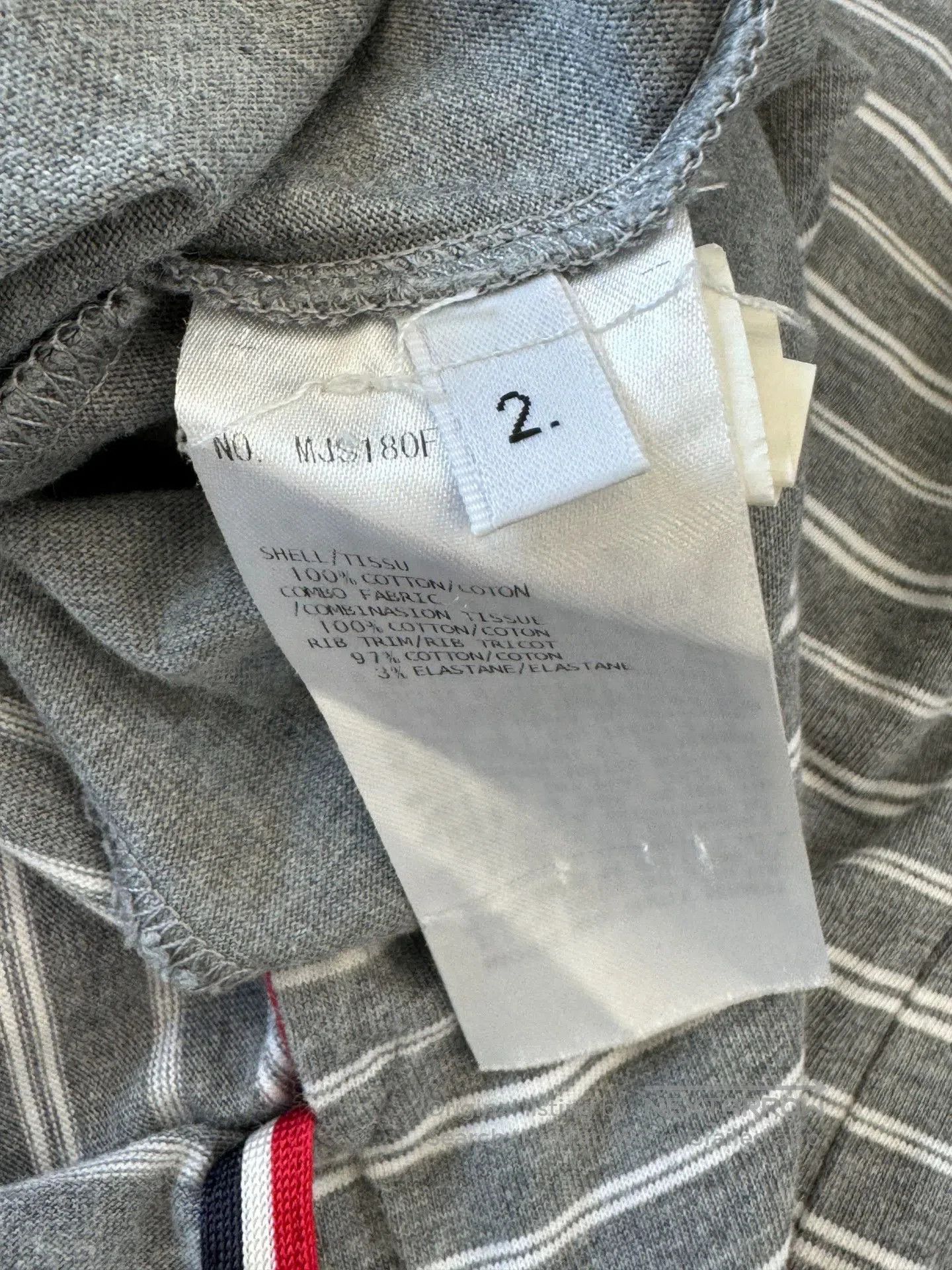 Thom Browne Thom Browne Gray Stripe Panel Short Sleeve. Size US M / EU 48-50 / 2 - 5 Thumbnail