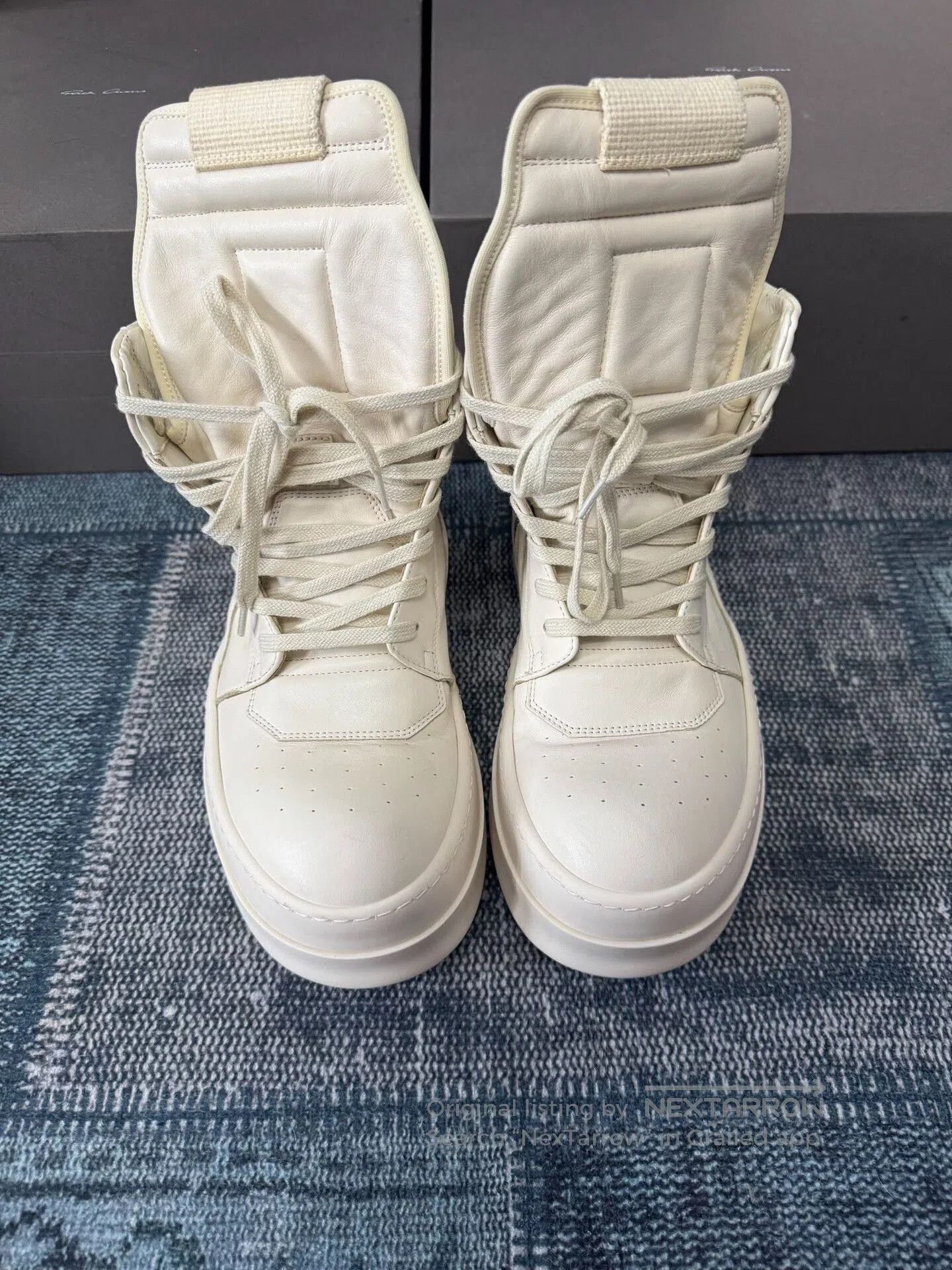 Rick Owens rick owens white low wedge sneakers size 39. Size US 7 / EU 40 - 2 Thumbnail