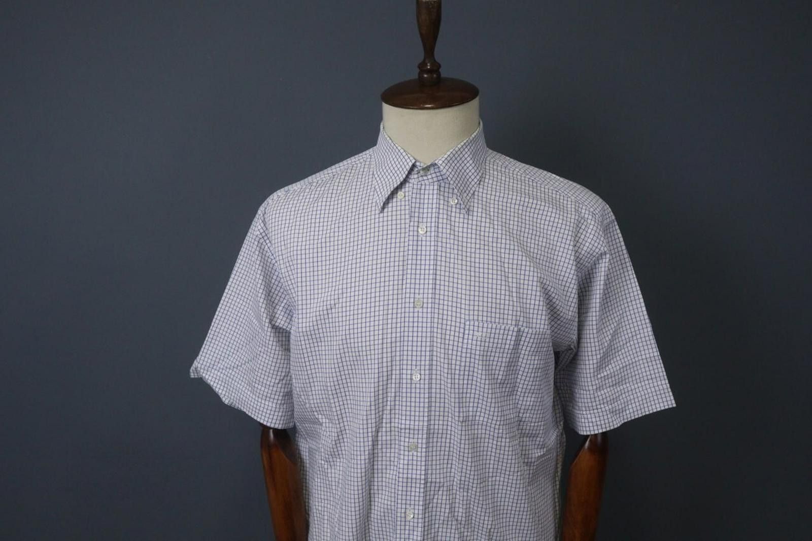 Dior Christian Dior Multi Plaid 100% Front Shirt Dress Size 17 Size M / US 6-8 / IT 42-44 - 2 Thumbnail