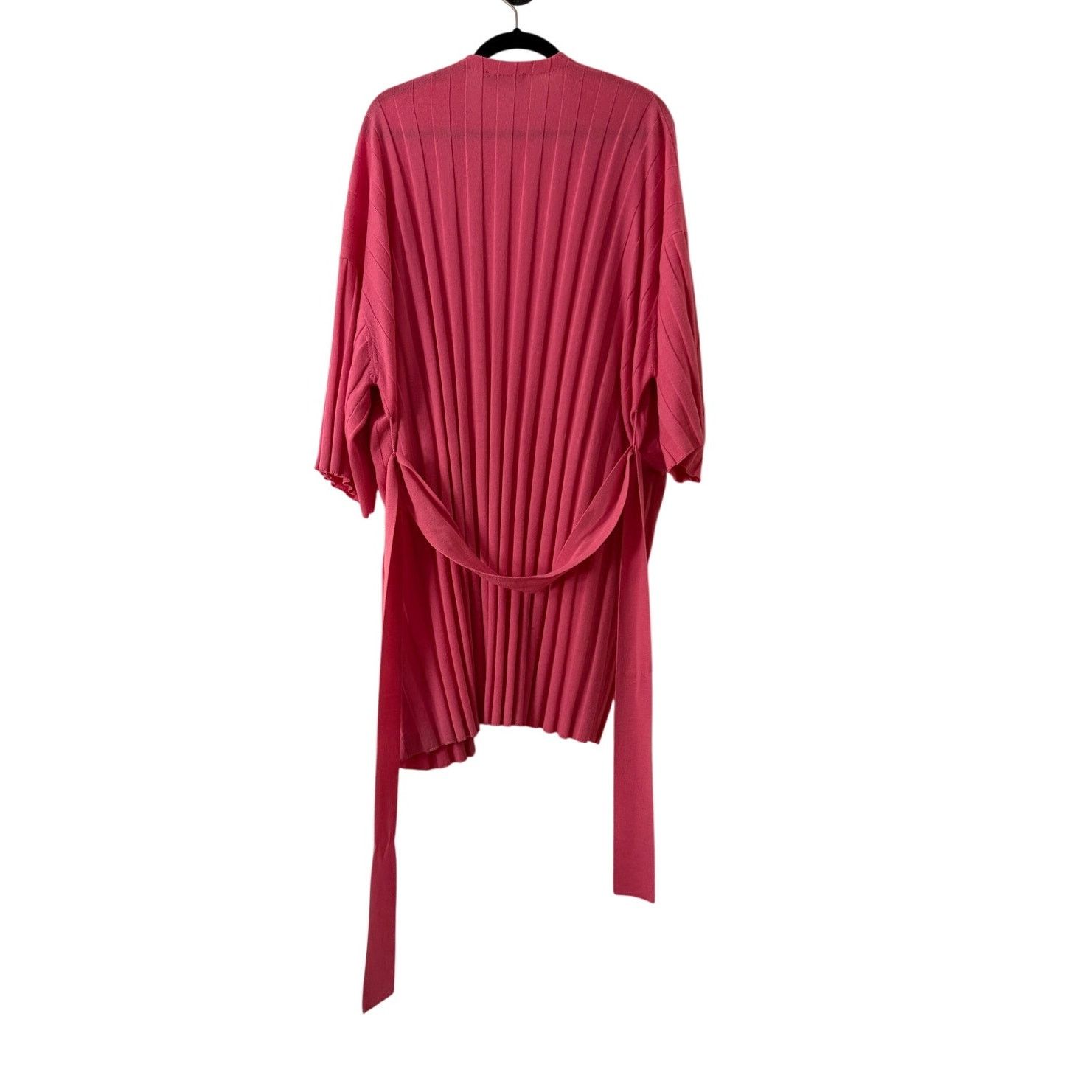 Marimekko Marimekko Vellova Pink Knitted Wool Belted Cardigan Size L / US 10 / IT 46 - 2 Thumbnail