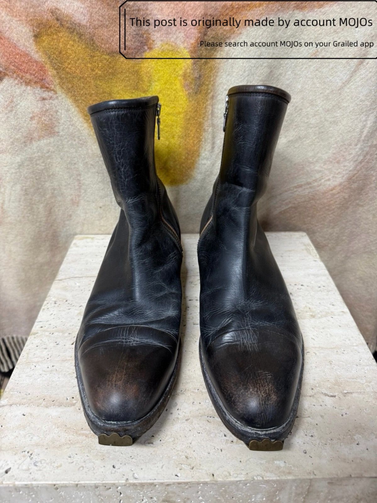 Maison MIHARA YASUHIRO Sz 9 Maison Mihara Yasuhjro Metal Head Boots mojos1221 Size US 9 / EU 42 - 1 Thumbnail