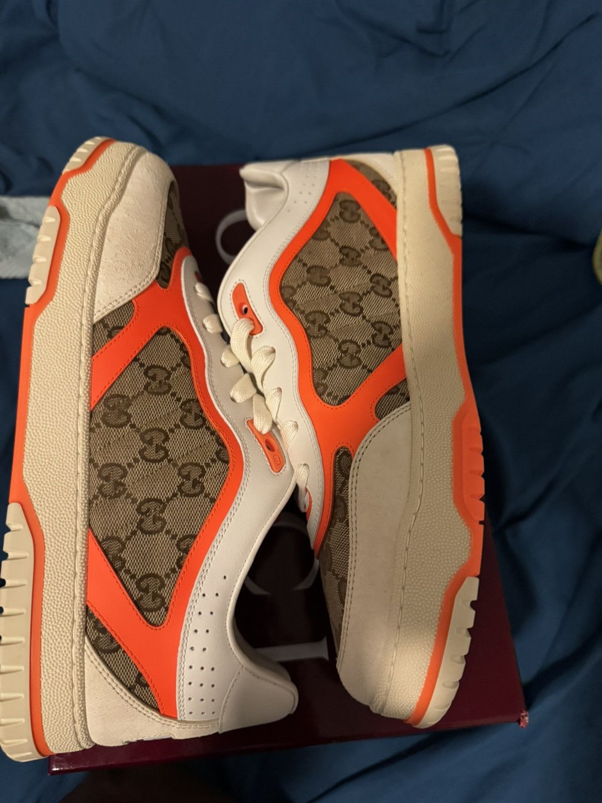 Gucci Men's Gucci Re-Web sneaker Size US 10.5 / EU 43-44 - 4 Thumbnail