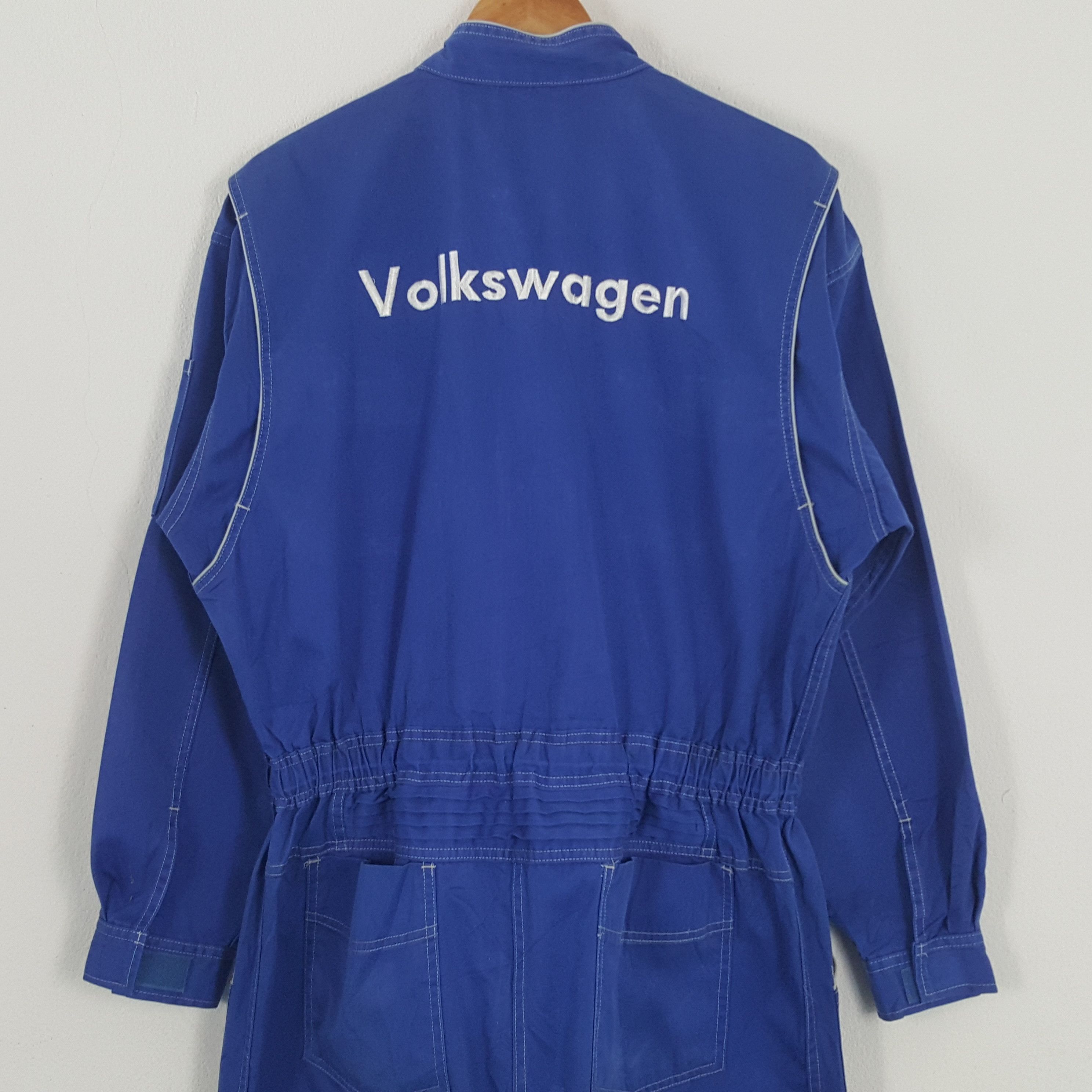 Vintage Vintage Volkswagen Germany Racing Motorsport Coverall Jacket Size US L / EU 52-54 / 3 - 2 Thumbnail