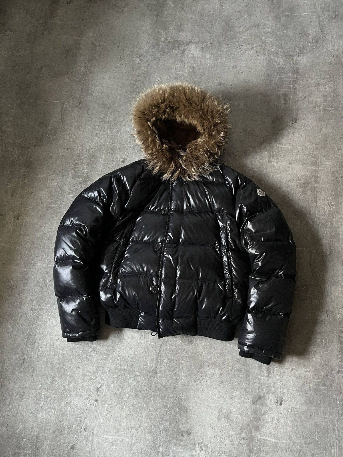 Luxury Moncler Moncler women puffer jacket bomber black Grailed