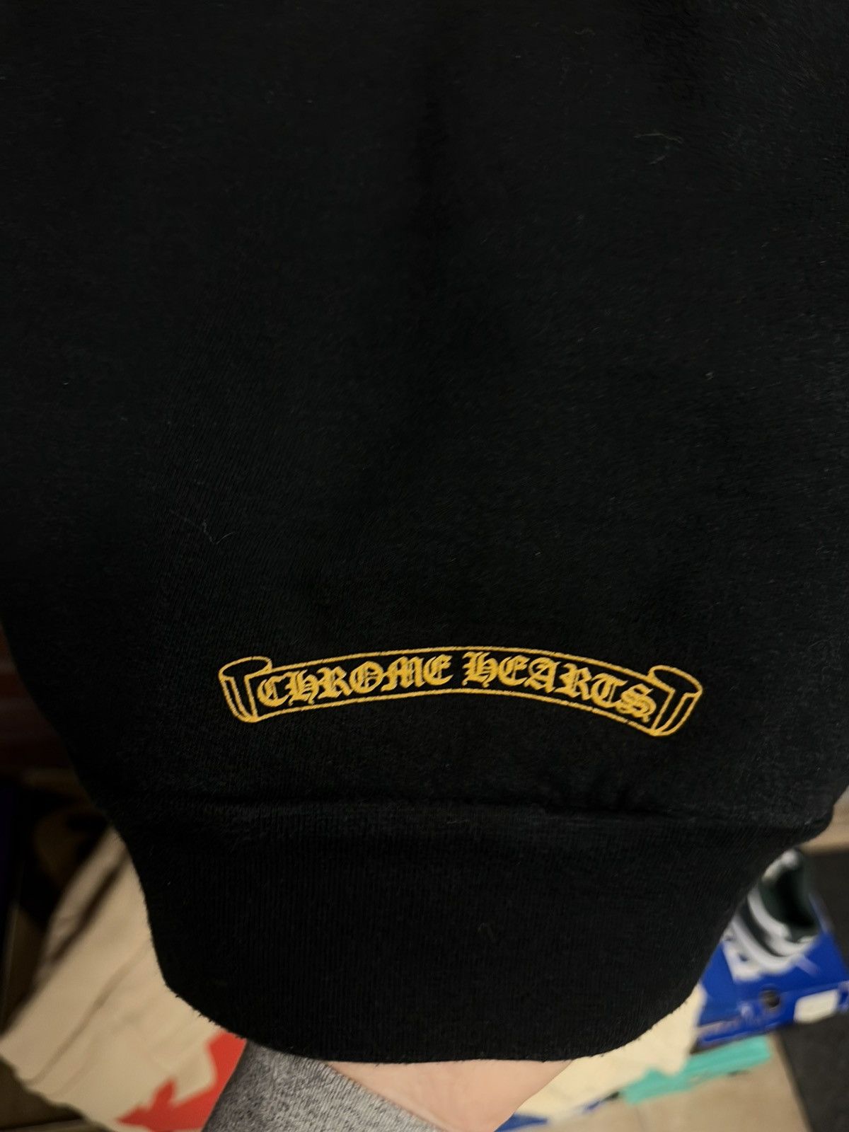 Chrome Hearts Chrome Hearts Black Yellow Pullover Hoodie Size M 🧼 Size US M / EU 48-50 / 2 - 14 Thumbnail