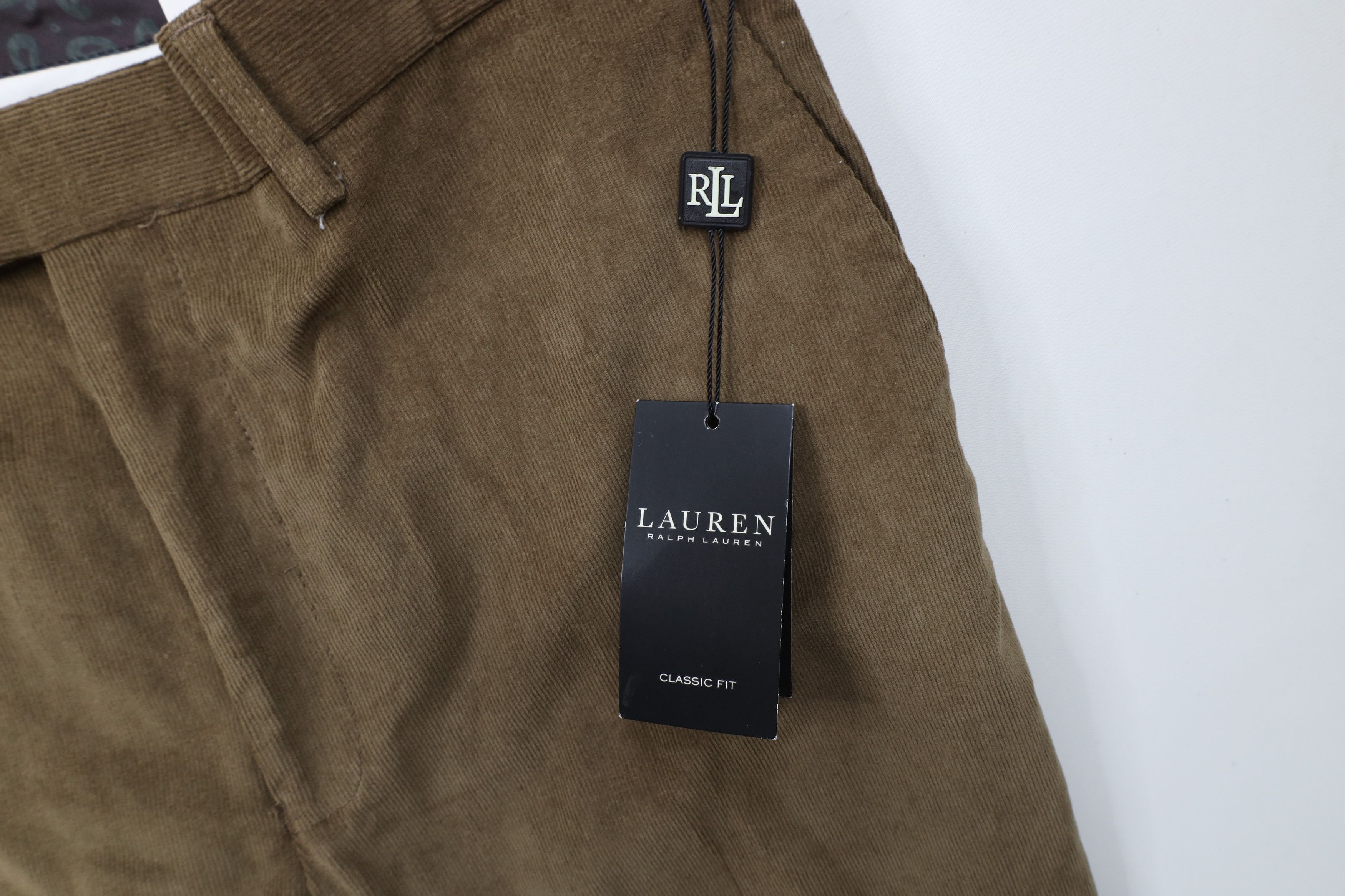 Ralph Lauren × Vintage Deadstock Vintage Ralph Lauren Corduroy Chino Pants Brown Size US 36 / EU 52 - 6 Thumbnail