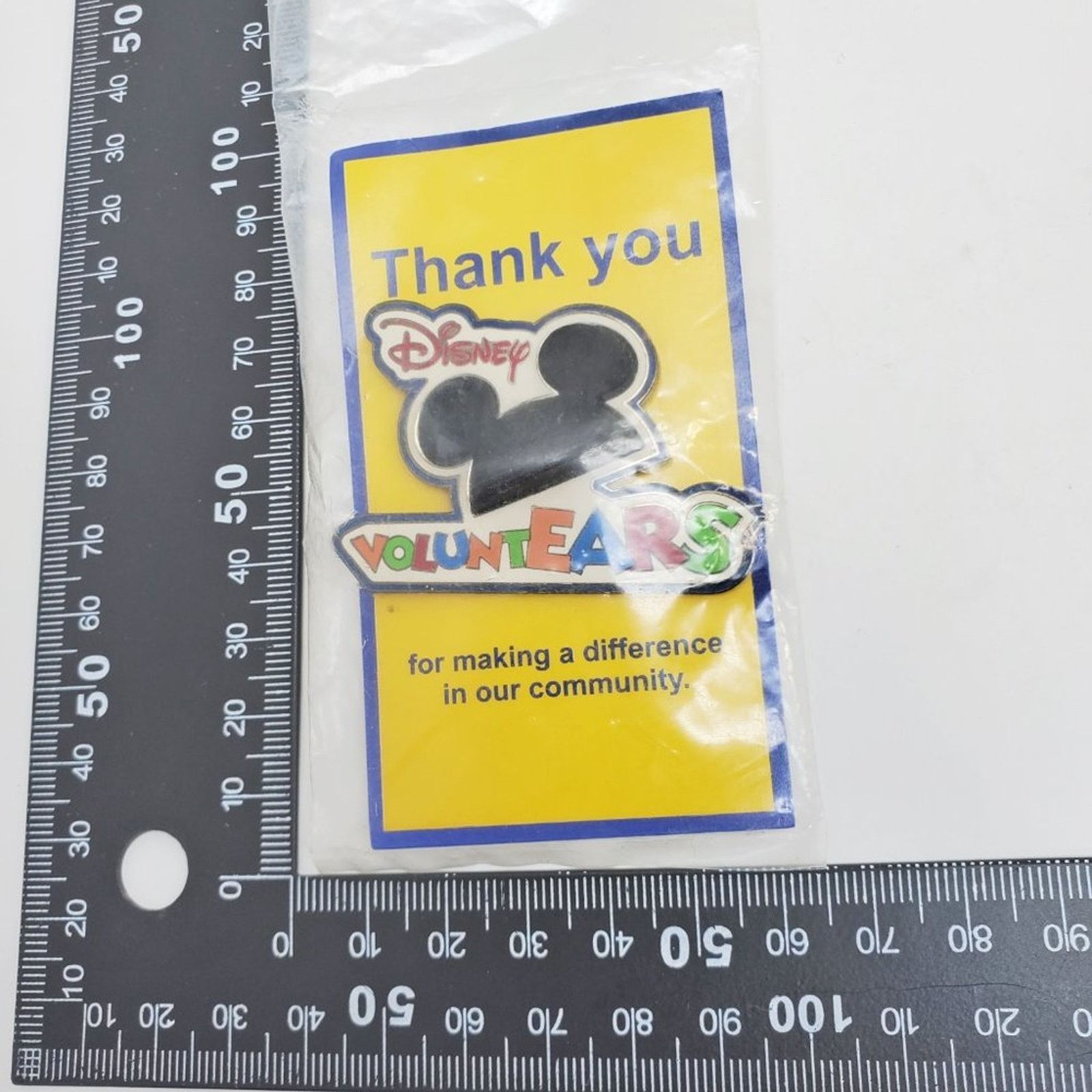 Disney Disney VoluntEARS 3-D Rubber Enamel Pin NIP Size ONE SIZE - 8 Thumbnail