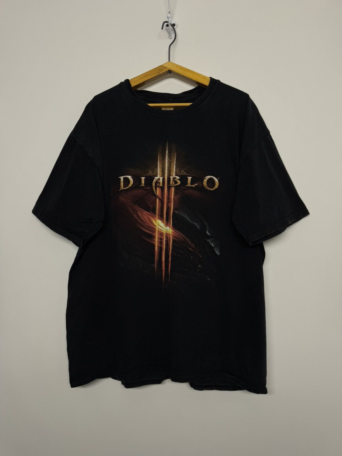Gildan Vintage Y2k Diablo T Shirt Size US XL / EU 56 / 4 - 1 Thumbnail
