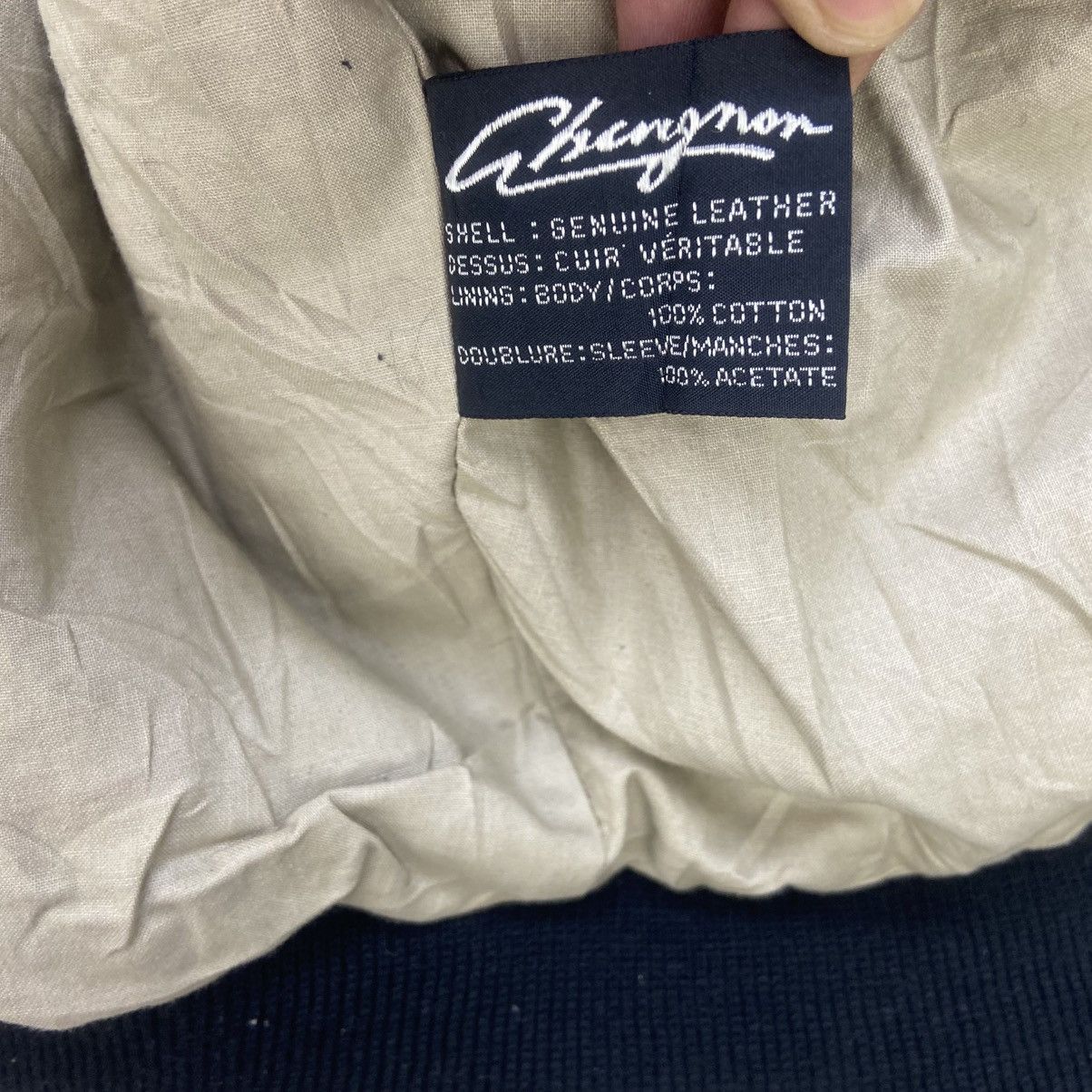 Chevignon Vtg Chevignon Honnor 350th Roll Airflyte A-2 Type Leather Size US M / EU 48-50 / 2 - 21 Thumbnail