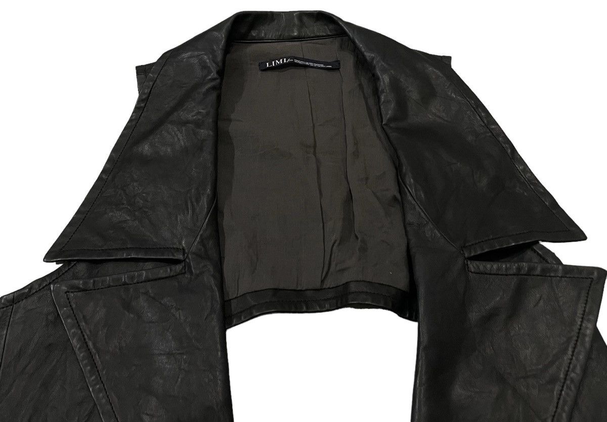 Limi Feu Limi Feu Yohji Yamamoto Punk Belted Leather Jacket Size S / US 4 / IT 40 - 6 Thumbnail