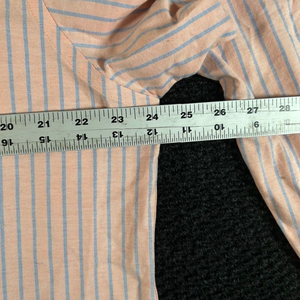 Brooks Brothers BrookS Brothers Regent Fit Button-Down Shirt Men’s Large Cotton Blend Striped Pink Blue Long Sleeve Size US M / EU 48-50 / 2 - 5 Thumbnail