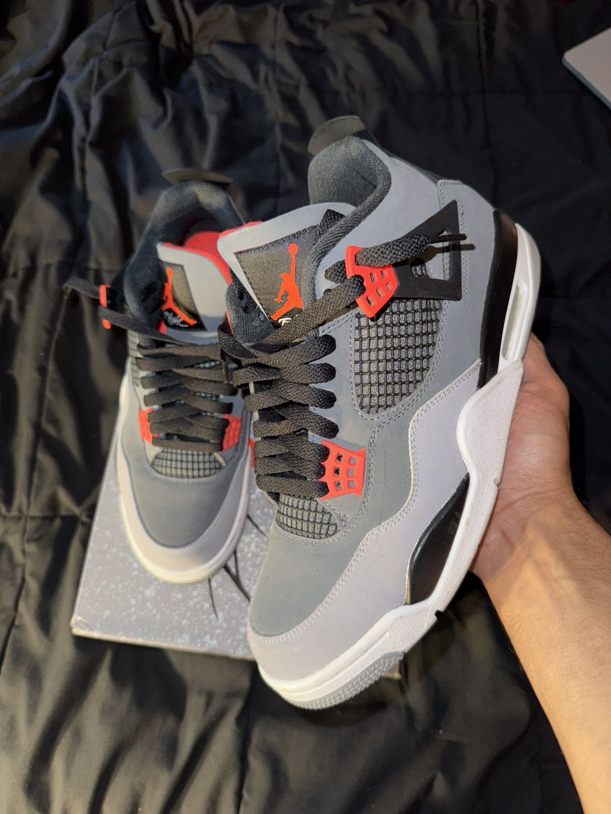 Jordan Brand × Nike Air Jordan 4 Retro Infrared Size US 10.5 / EU 43-44 - 1 Thumbnail