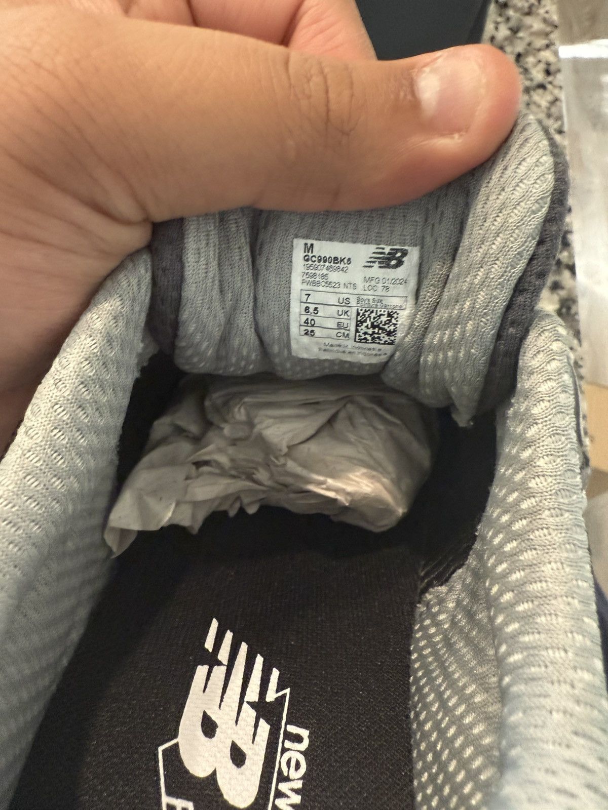 New Balance New Balance 990v6 Black/Grey Size US 8 / IT 38 - 6 Thumbnail