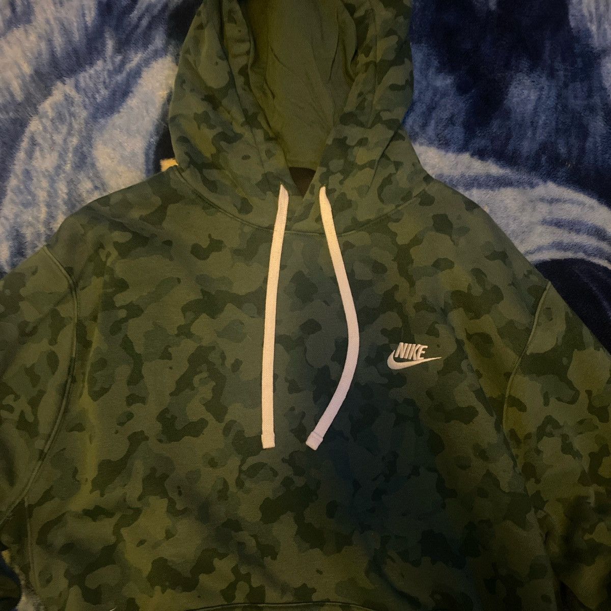 Nike Camo green nike hoodie Size US L / EU 52-54 / 3 - 1 Thumbnail