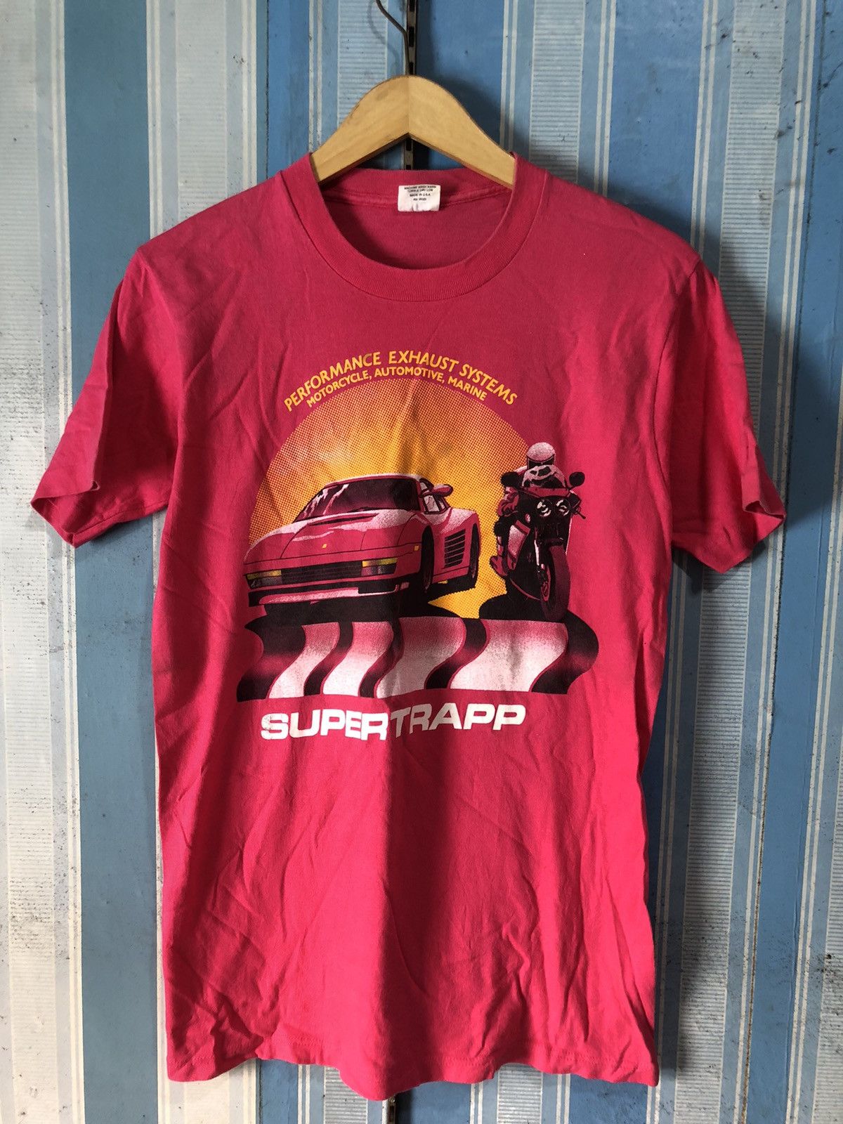 Vintage Vintage supertrapp 90s tee Size US M / EU 48-50 / 2 - 1 Thumbnail