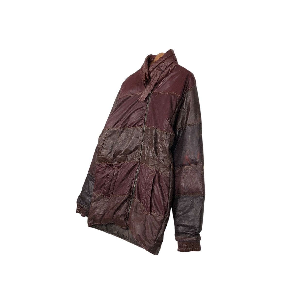 Japanese Brand 🔥VINTAGE BIKER LEATHER JACKET BERMANS ISSEY MIYAKE Size US M / EU 48-50 / 2 - 4 Thumbnail
