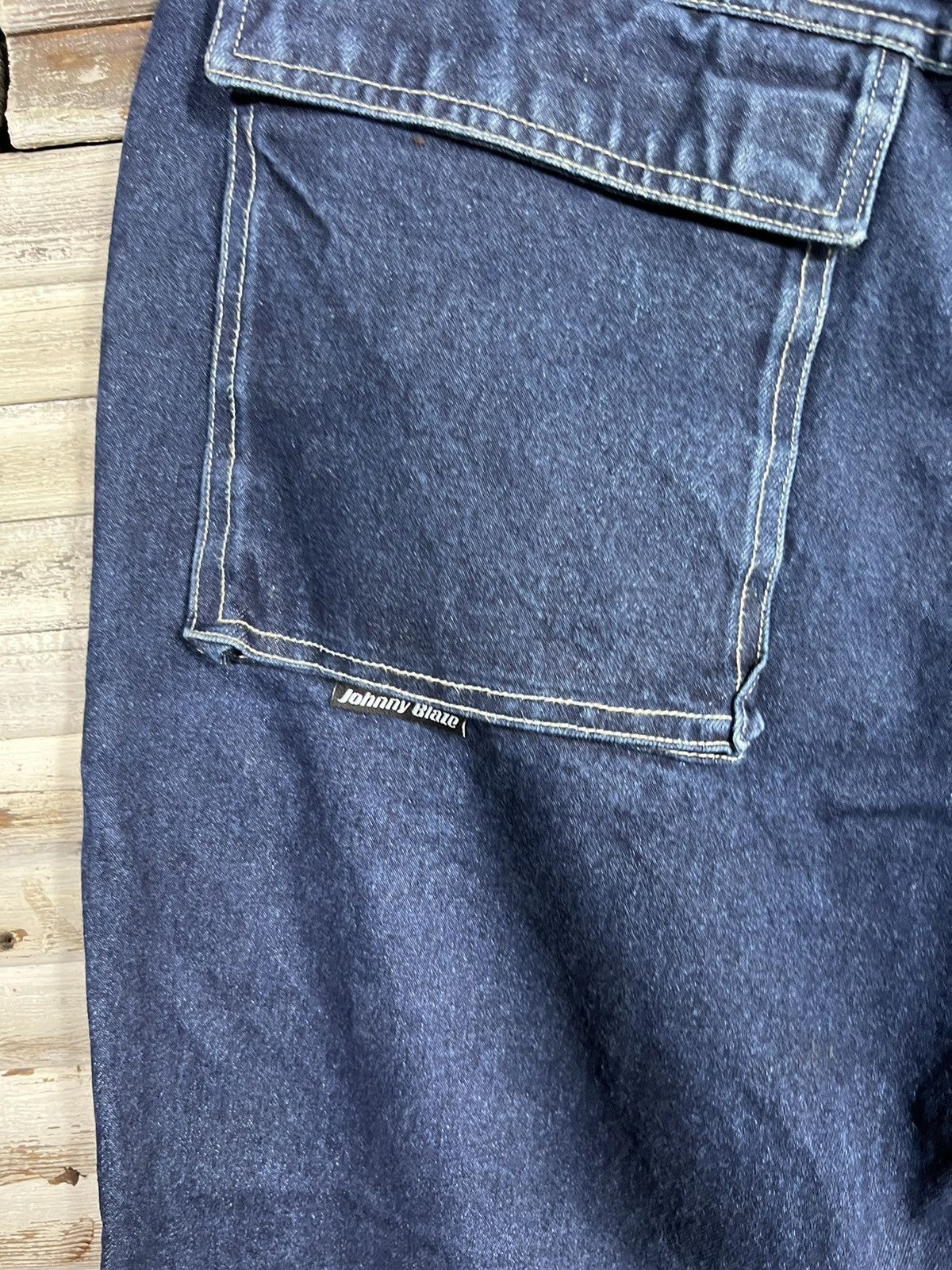 Vintage Vintage Johnny Blaze Baggy Jeans Size US 36 / EU 52 - 5 Thumbnail