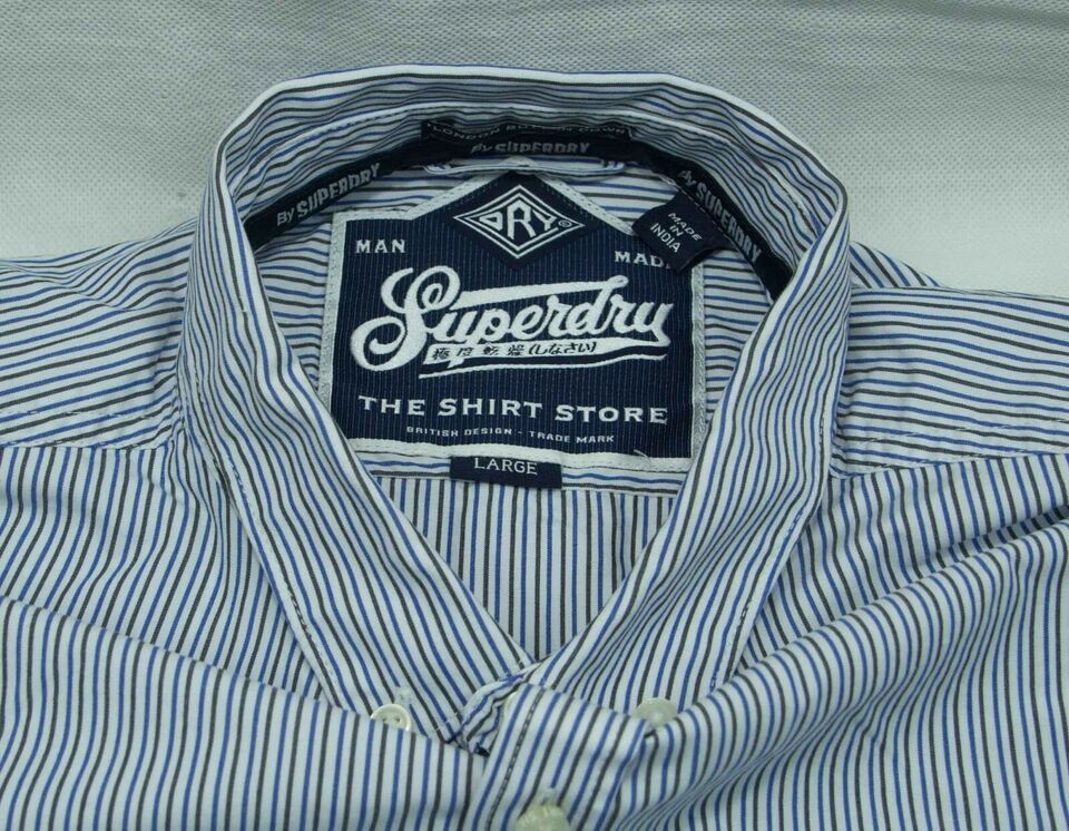 Superdry SUPERDRY SHIRT LONG SLEEVE COTTON SIZE L Size US L / EU 52-54 / 3 - 5 Thumbnail