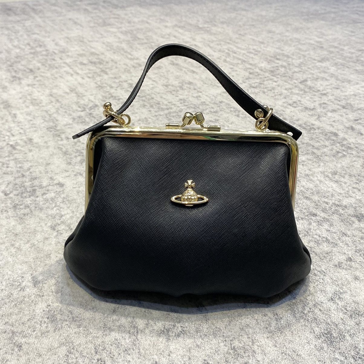 Vivienne Westwood VIVIENNE WESTWOOD Granny Frame Purse Crossbody Bag BLACK Size ONE SIZE - 6 Thumbnail