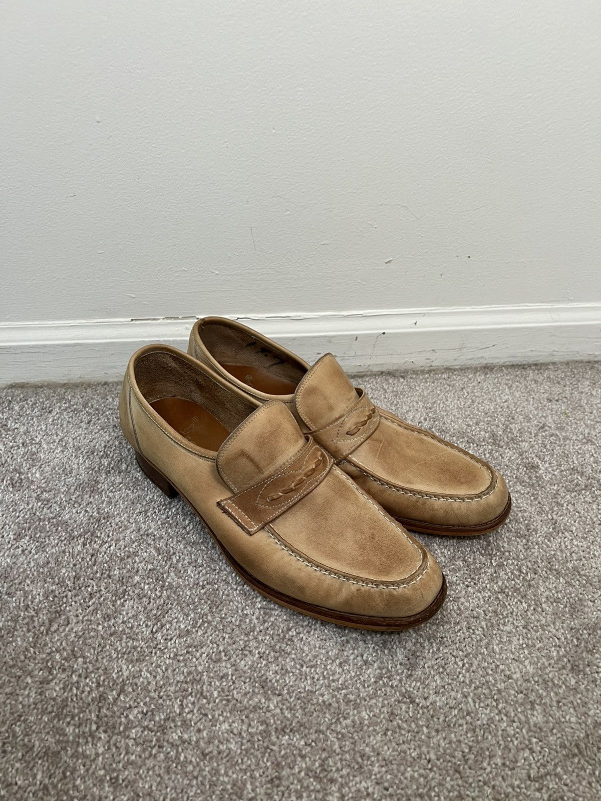 Vintage 70s Kinney Western Loafers Size US 10.5 / EU 43-44 - 1 Thumbnail