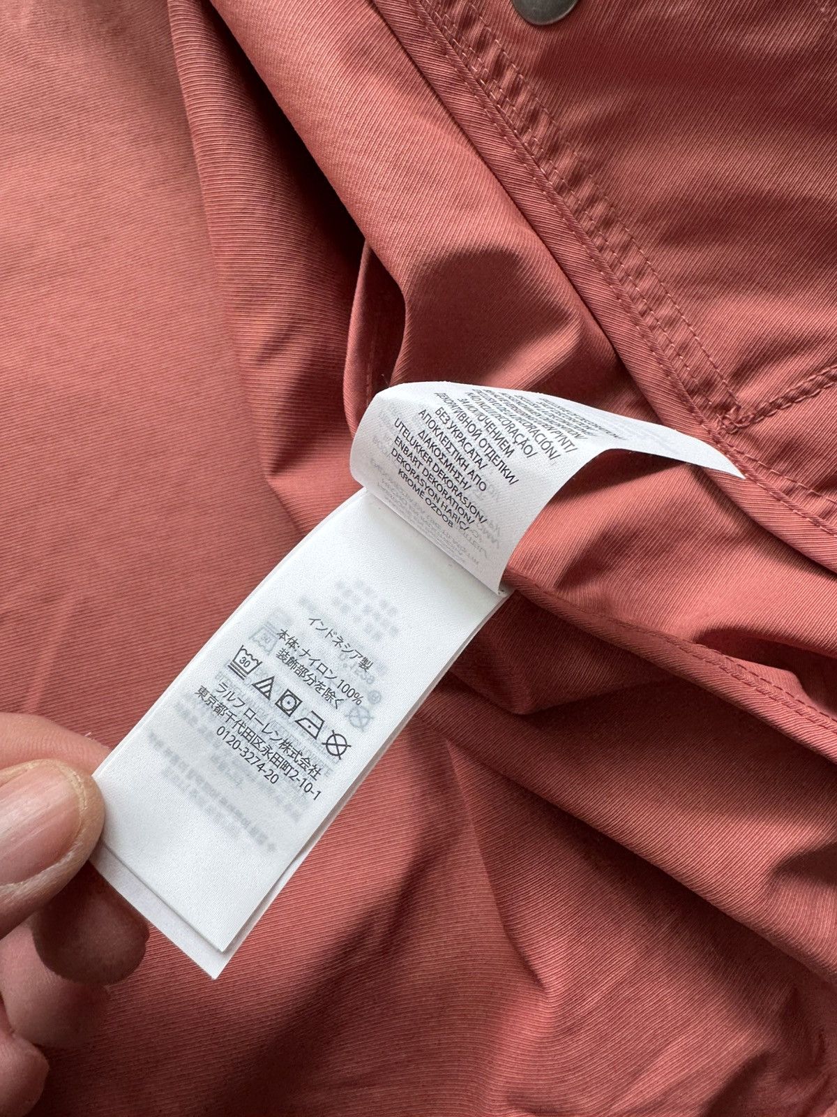 Polo Ralph Lauren Polo Ralph Lauren Peach Hooded Jacket Size M Size M / US 6-8 / IT 42-44 - 11 Thumbnail