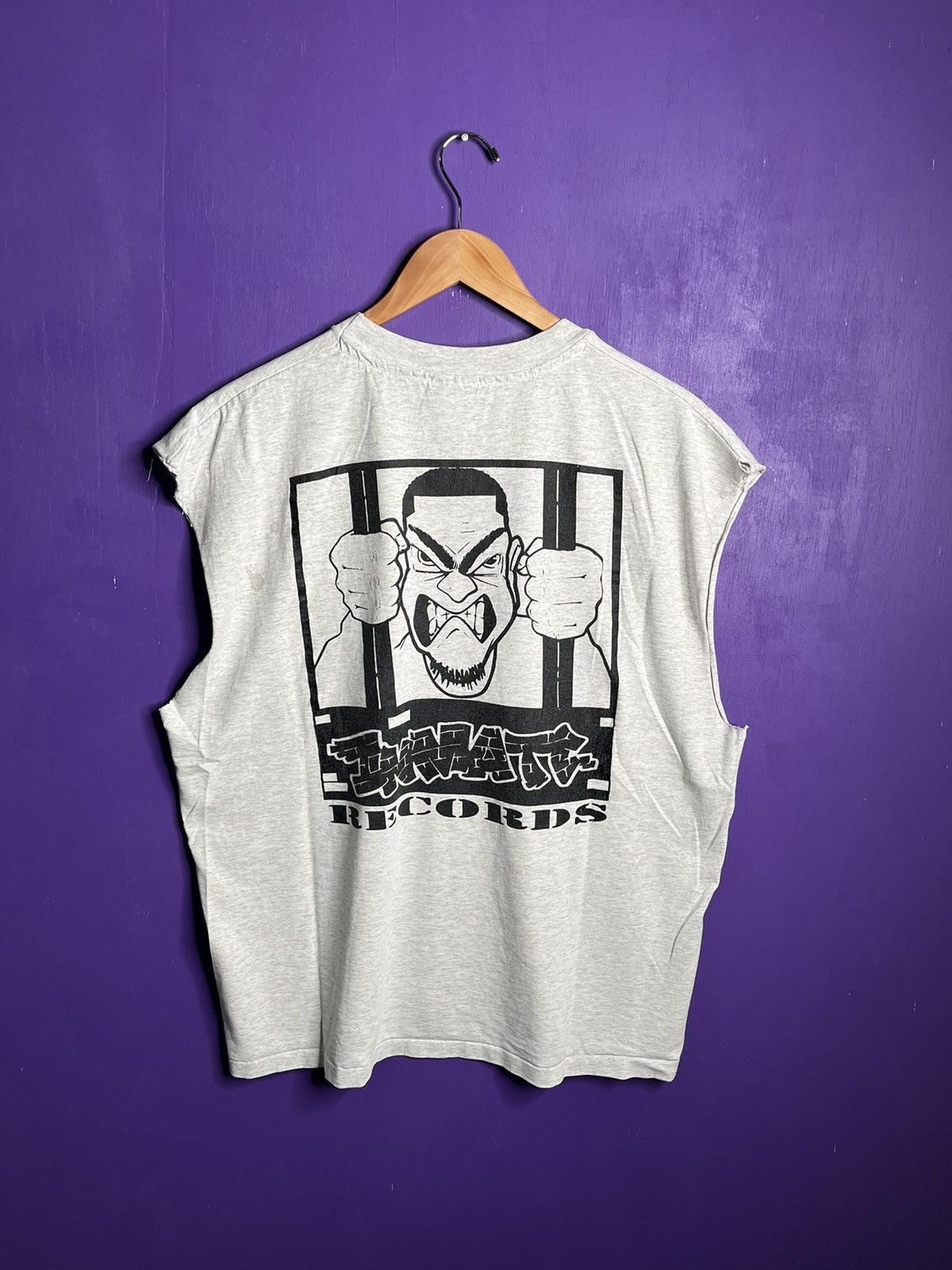 Rap Tees × Vintage Vintage 90s Inmate records roofin it tank top Size US XL / EU 56 / 4 - 2 Thumbnail