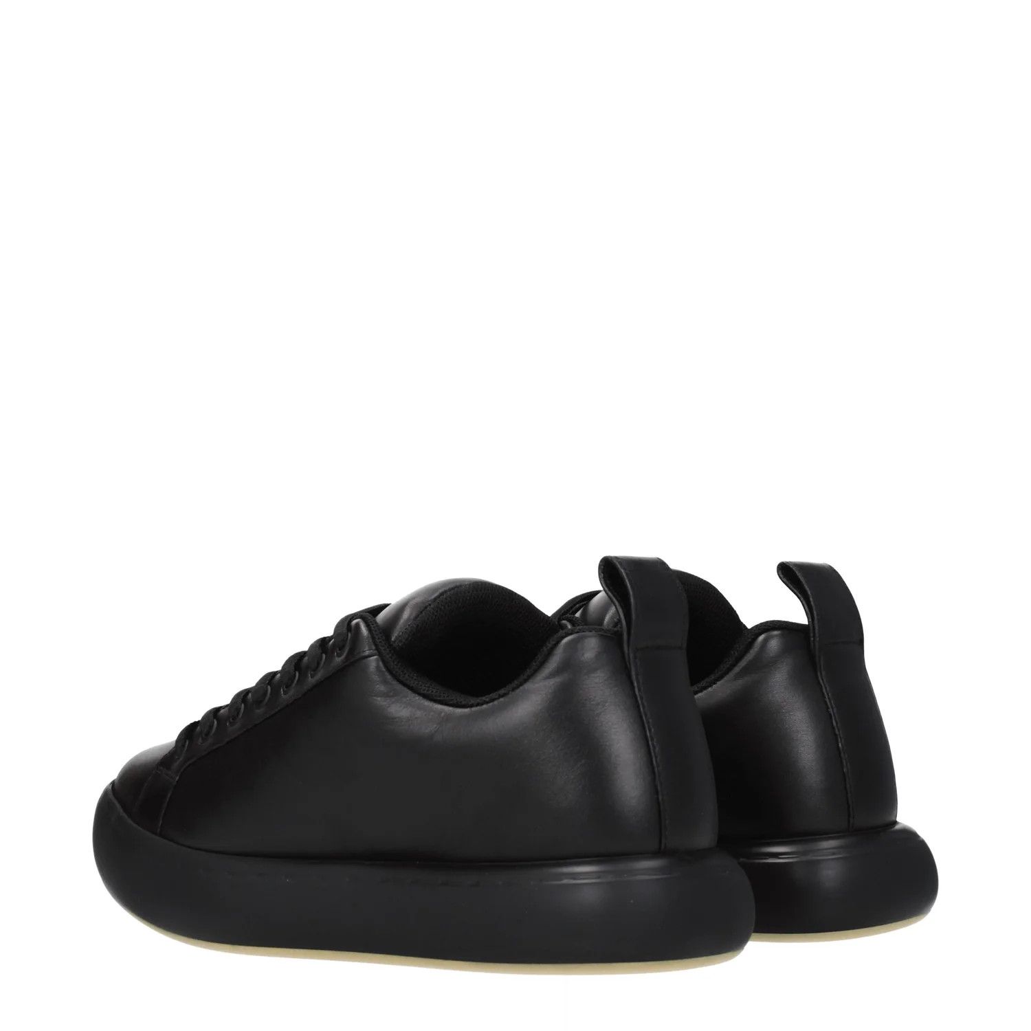 Bottega Veneta ob1o1e0325 Leather Sneakers in Black Size US 8 / EU 41 - 4 Thumbnail