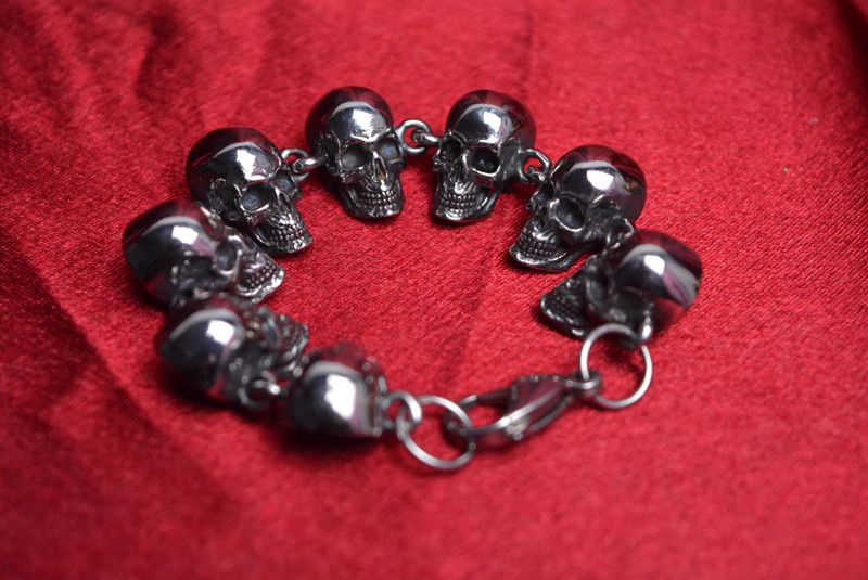 Jewelry Skull Crazy Bracelet Y2K Punk Chain Gotch Bracelets Chains Size ONE SIZE - 5 Thumbnail