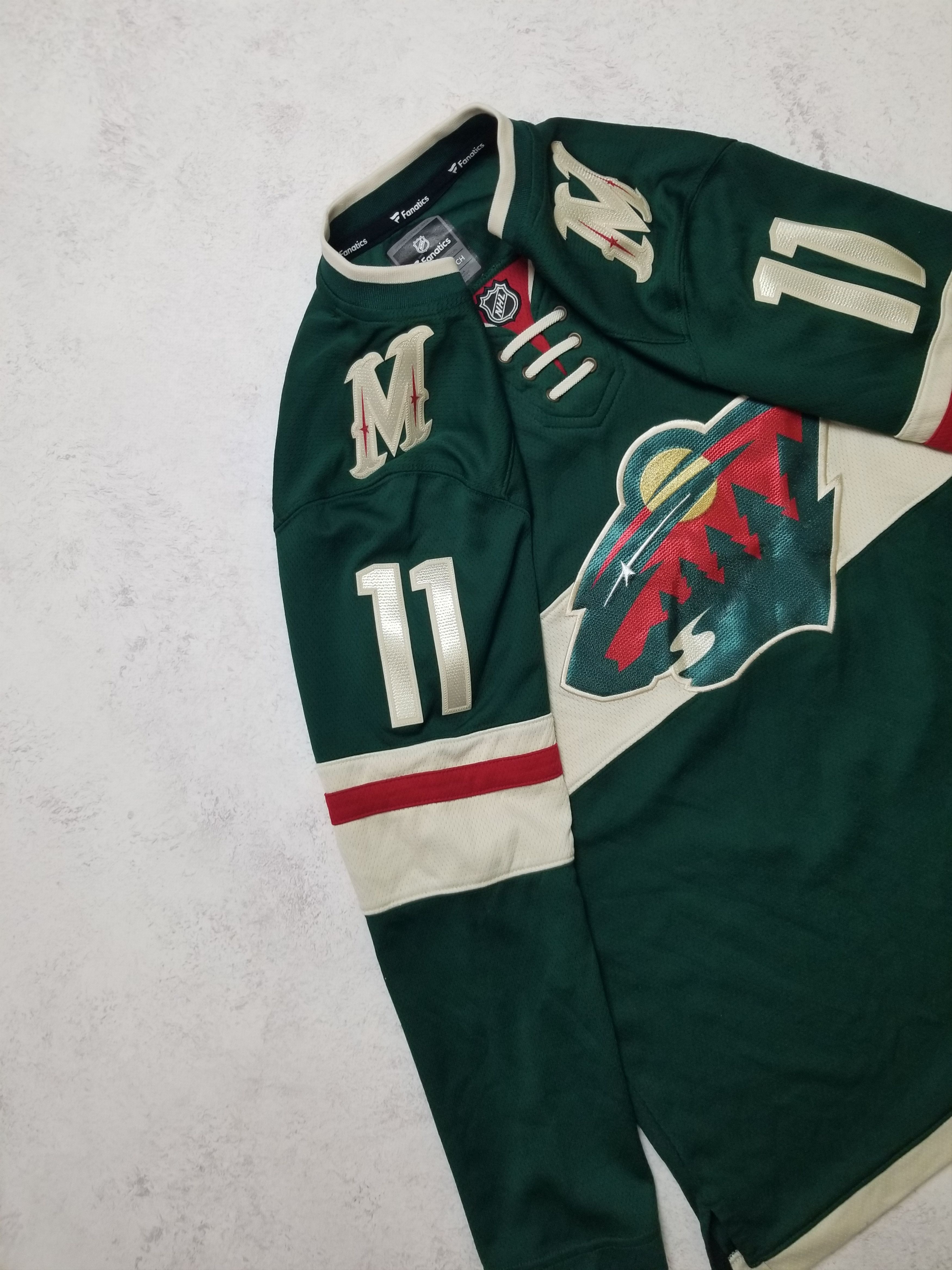 Other Fanatics NHL Zack Parise #11 Minnesota Wild Home Jersey Size S / US 4 / IT 40 - 7 Thumbnail