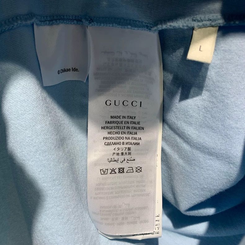 Gucci Gucci Light blue short sleeves 2501-Nextarrow Size US L / EU 52-54 / 3 - 5 Thumbnail