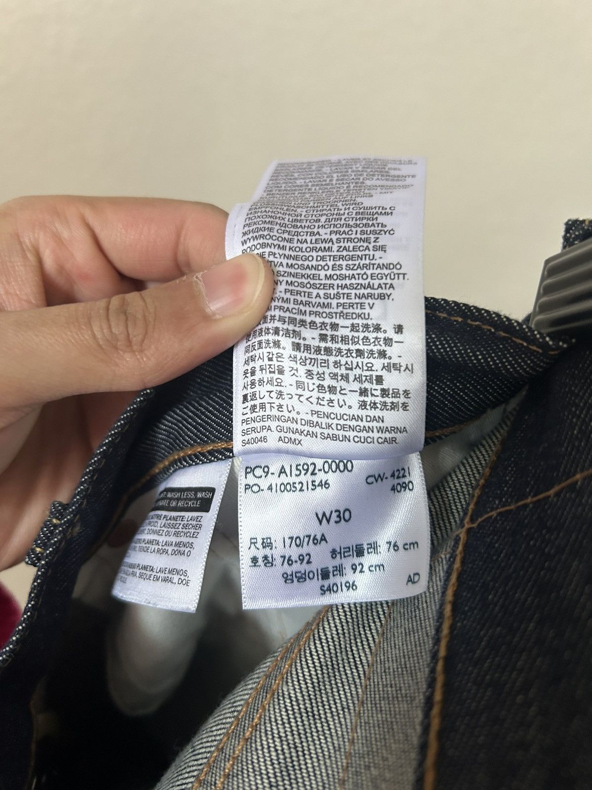 DENIM TEARS × Levi's DENIM TEARS LEVIS RHINESTONE COTTON WREATH DENIM Size US 30 / EU 46 - 10 Thumbnail