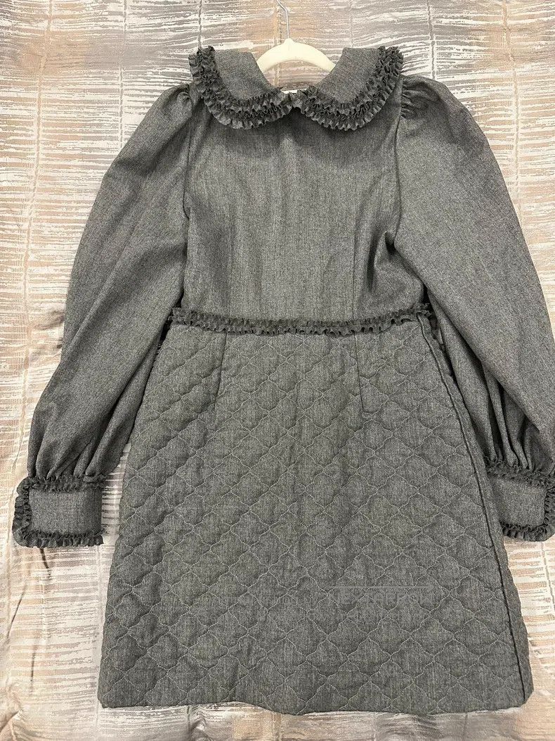 Fendi Fendi Woolen Gray Dress Size XS / US 0-2 / IT 36-38 - 3 Thumbnail