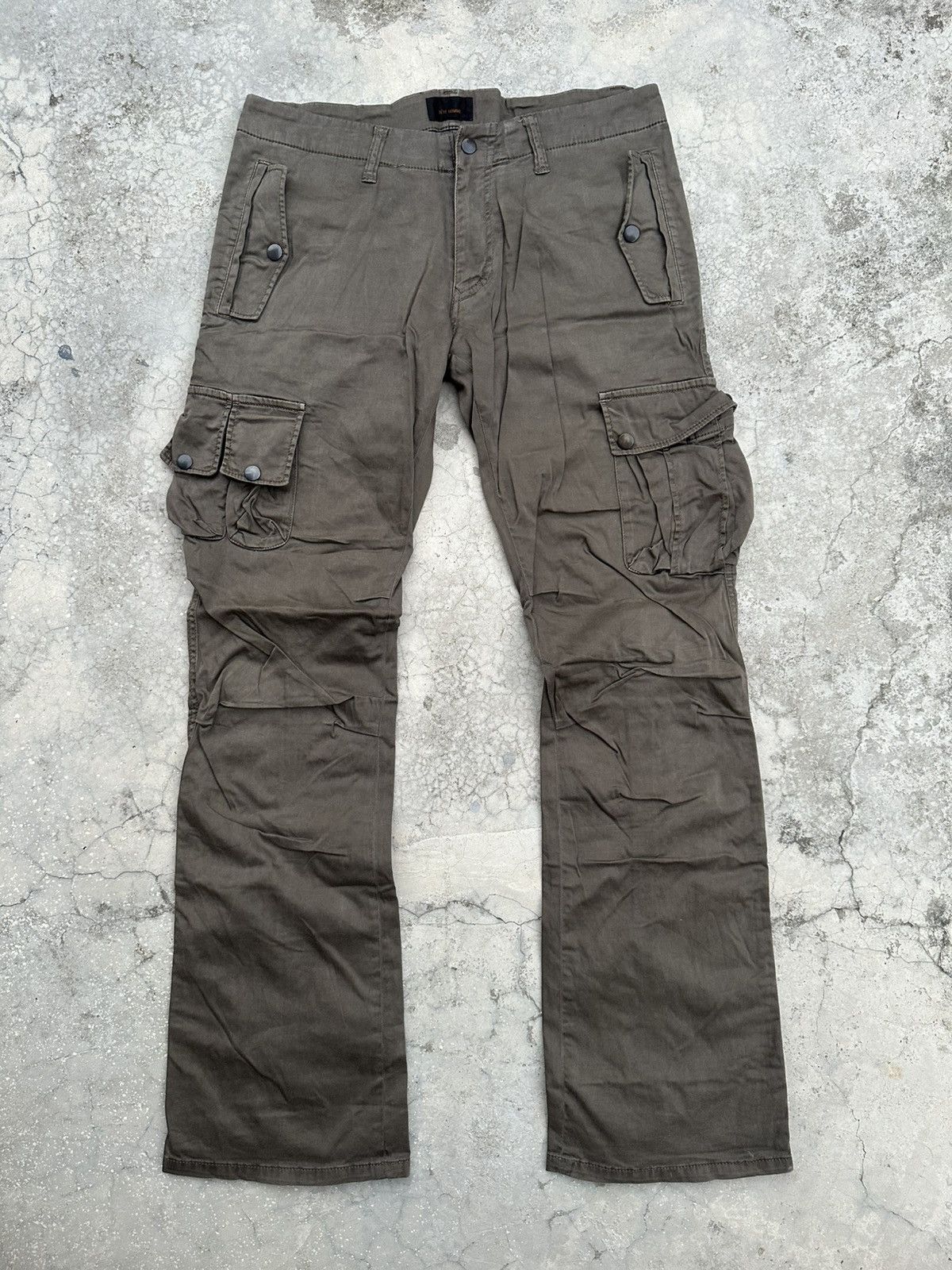 Tete Homme Vintage Tete Homme Bondage Cargo Trouser Pants Size US 34 / EU 50 - 4 Thumbnail