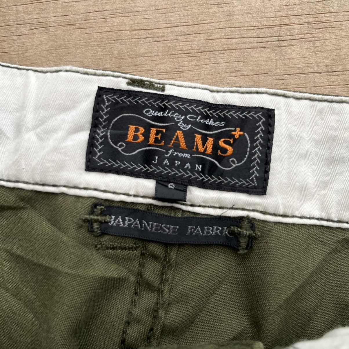 Beams Plus × Japanese Brand BEAMS JAPAN FATIGUE DARK GREEN PANTS Size US 31 - 4 Thumbnail