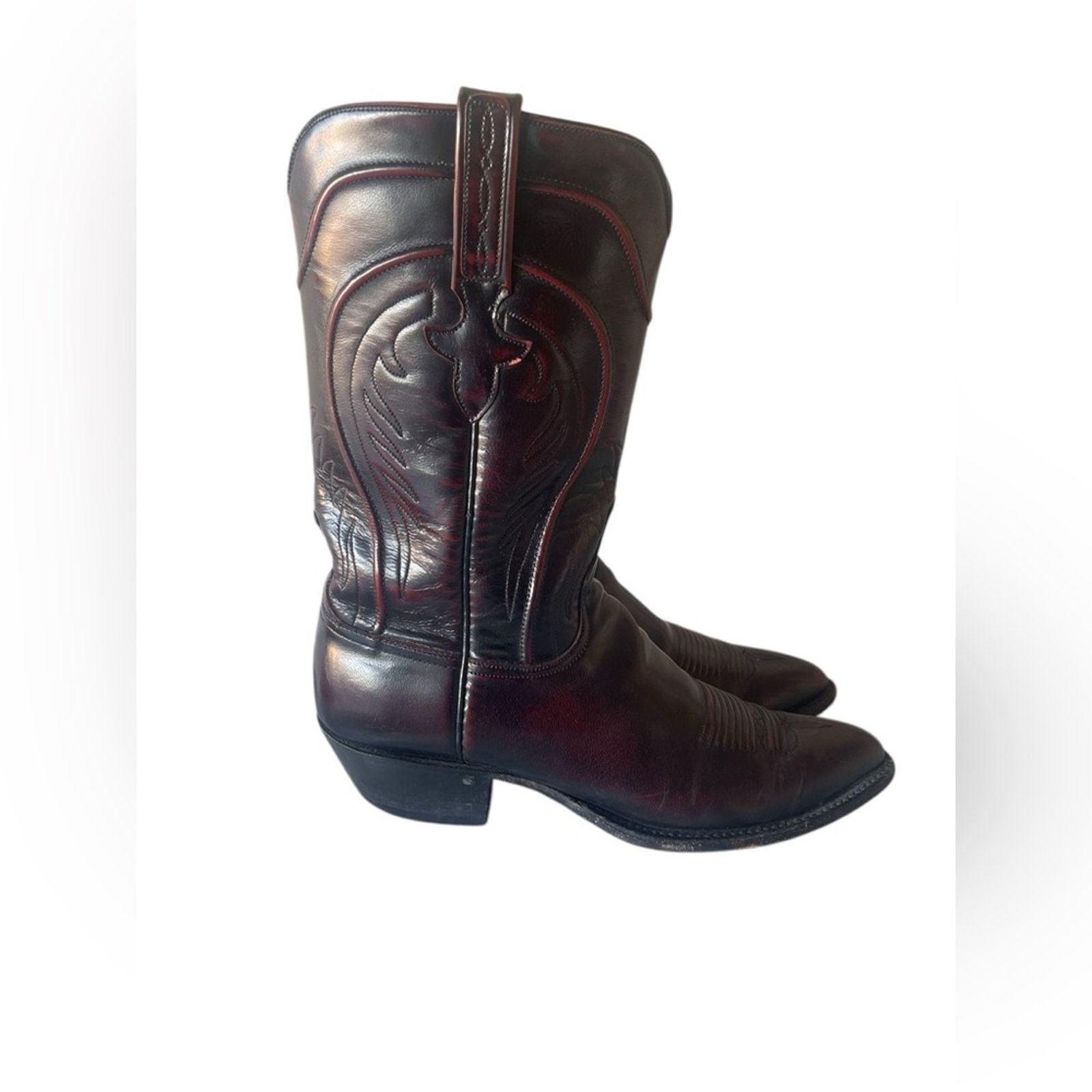 Lucchese Lucchese Seville Men's Cowboy Western Goat Skin Boots, 9.5B Size US 9.5 / EU 42-43 - 3 Thumbnail