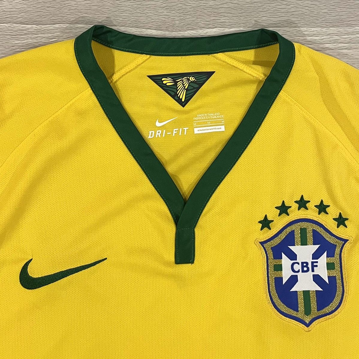 Nike Nike 2014/15 Brazil Soccer Jersey Men’s Size Medium Size US M / EU 48-50 / 2 - 3 Thumbnail