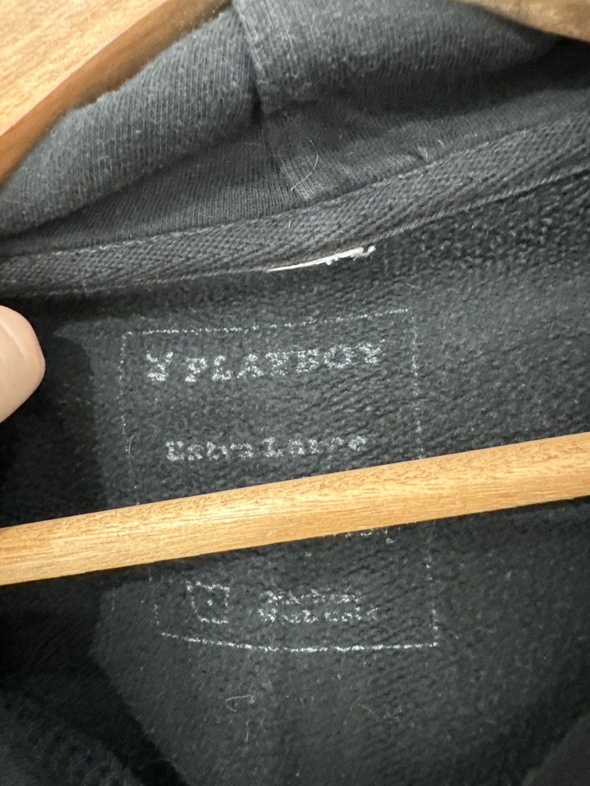 Playboy Playboy hoodie vintage big logo back Oversize black band Size US XL / EU 56 / 4 - 3 Thumbnail