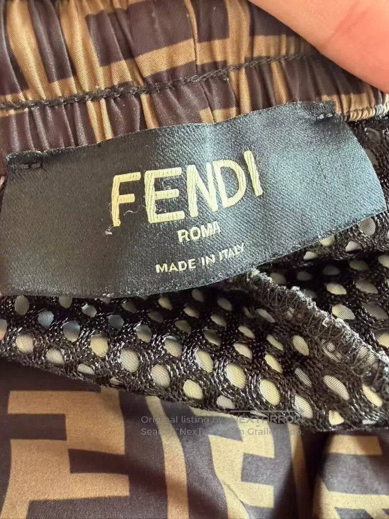 Fendi Fendi Double F Monogram Printed Casual Pants Size US 30 / EU 46 - 4 Thumbnail
