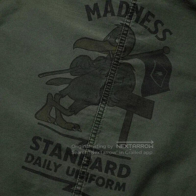 Madness long green jacket with drawstring hem. Size US XL / EU 56 / 4 - 4 Thumbnail