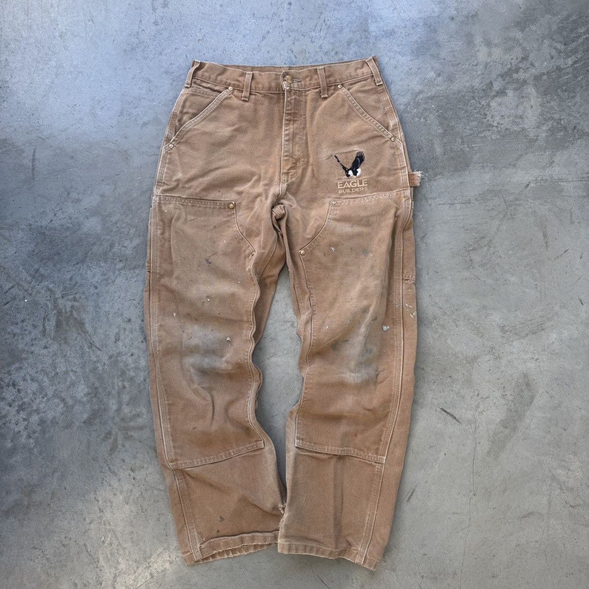 Carhartt Vintage Made In USA Carhartt Double Knee Work Pants Size US 31 - 1 Thumbnail