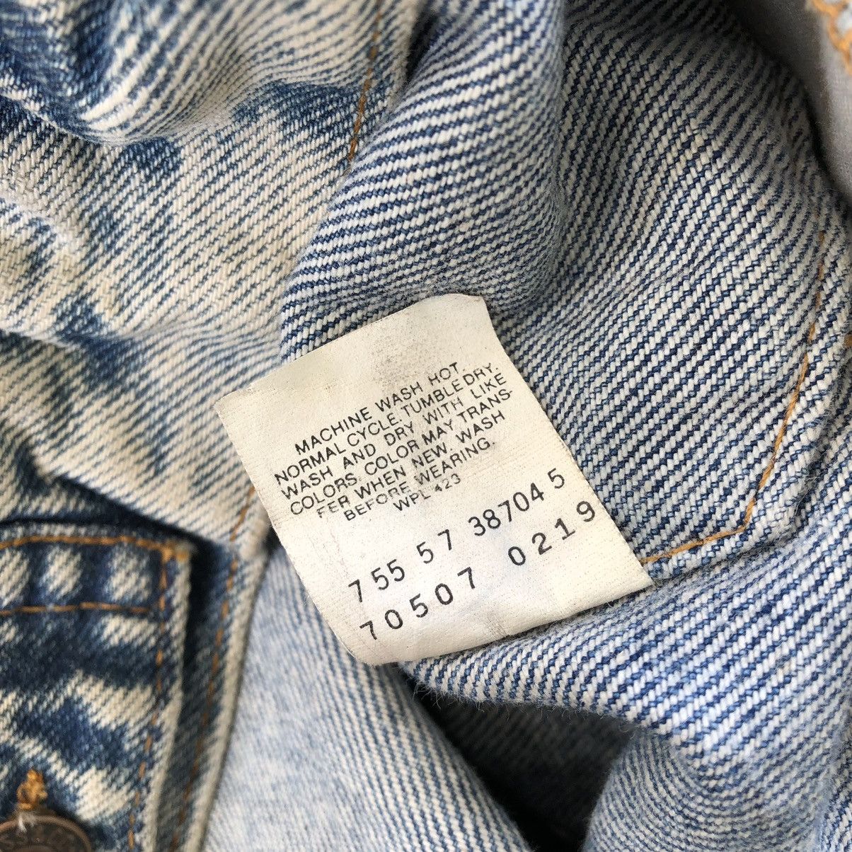 LEVI'S 70507 0219 Acid Wash Denim Tucker Jacket